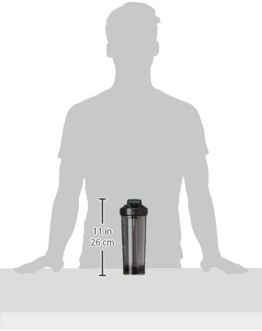 BlenderBottle Shaker Bottle Pro Series Perfect for Protein Shakes and Pre Workout, 32-Ounce, Black