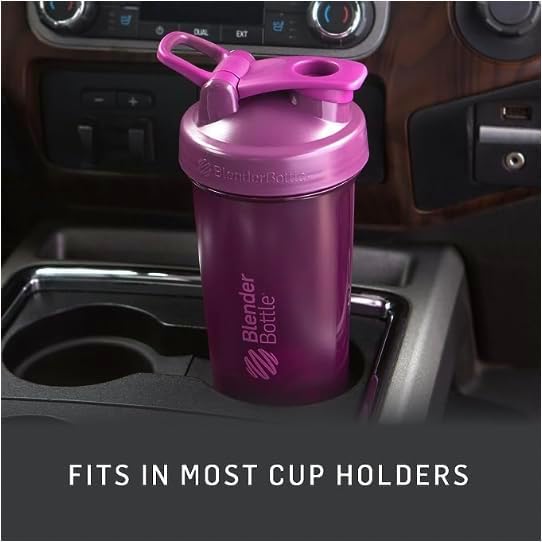 BlenderBottle Classic V2 Shaker Bottle Perfect for Protein Shakes and Pre Workout, 20oz, Full Color Tan