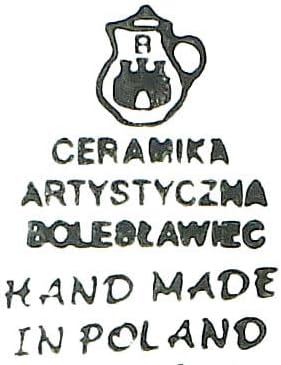 Blue Rose Polish Pottery Blue Posy Oval Platter