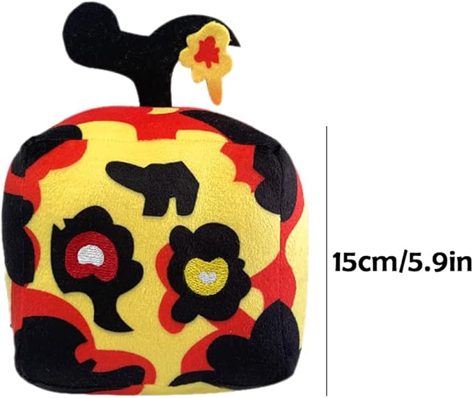 Blox Plush Toy Fruits Plush Toy Stuffed Toys Video Game Pillow for Kids Birthday Xmas Gift (Magma)
