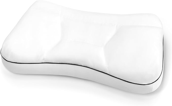 Basic Beyond Cervical Neck Pillow for Neck Pain Relief, 17*25*2.4 Cervical Pillow for Neck Correction, Memory Foam Ergonomic Pillow with Good Neck Support, Orthopedic Pillow for Back and Side Sleepers
