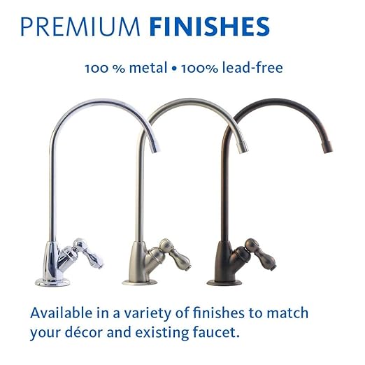 Aquasana Under Sink Water Filter System - Reduces PFAS, Lead, & Chlorine in Drinking Water - Under Counter Claryum Filtration for Kitchen - 3-Stage - Oil-Rubbed Bronze Faucet - AQ-5300.62