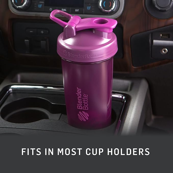BlenderBottle Classic V2 Shaker Bottle Perfect for Protein Shakes and Pre Workout, 28-Ounce, Light Pink