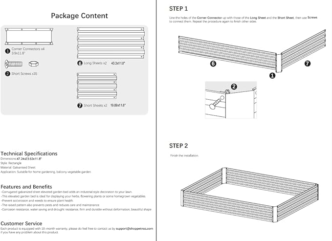 4x2x1ft Metal Raised Garden Bed Kit,Galvanized Garden Bed Box for Vegetables, Flowers, Herbs, and Succulents,60 Gallon Capacity - Green