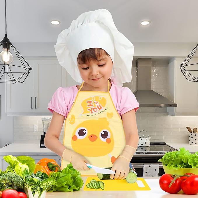 20 Pieces Wooden Kids Knife Set, Kids Safe Knifes For Cooking,Kids Kitchen Knives For Parent-Child Games&Exercise Hands-On Ability&Gifts