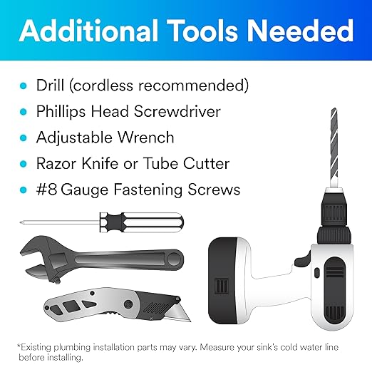 Aqua-Pure 3MDW301 Under Sink Dedicated Faucet Water Filter System, for Lead, VOC's, Microplastics, Cysts, Bad Taste and Odor, Asbestos, MTBE and TTHM Reduction, Includes Faucet