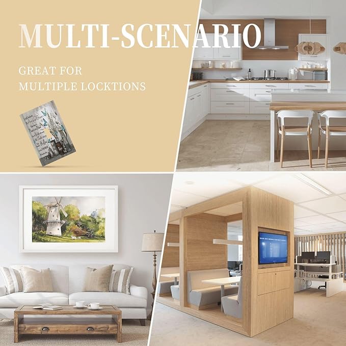 Blue Butterfly Rustic Flower Inspirational Quotes 1 Gang Light Switch Covers Single Toggle Wall Plate Decorative Switchcover Electrical Switchplate for Farmhouse Country Bedroom Kitchen Decor