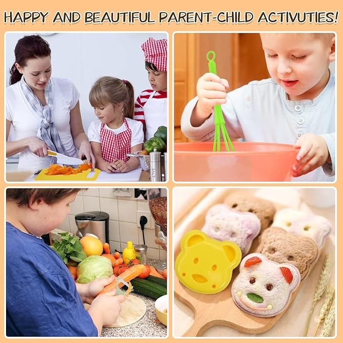 24 Pieces Wooden Kids Knife Set, Kids Safe Knifes For Kids Cooking,Kids Kitchen Wooden Knives For Parent-Child Games&Exercise Hands-On Ability&Gifts