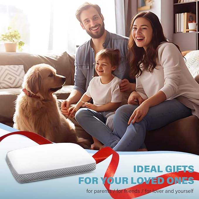 2 Pack Cooling Bed Pillows for Sleeping, Memory Foam Bed Pillows Queen Size Set of 2, Gel Pillow for Sleepers Cool Pillow for Side Back and Stomach Sleepers, Cold Pillow, Supportiveļ¼Greyļ¼