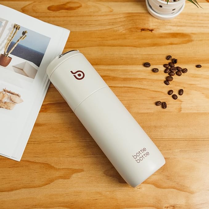 BOTTLE BOTTLE Insulated Water Bottle 24oz with Straw Lid and Handle for Sports Travel Gym Stainless Steel Water Bottles Double-Wall Vacuum Metal Thermos Bottles Leak Proof BPA-Free