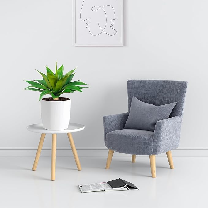 Artificial Agave Plants,Large UV Resistant Fake Agave Planters for Indoor and Outdoor Decorating Plantas Artificiales Decorativas Grandes(2Pack, 28")