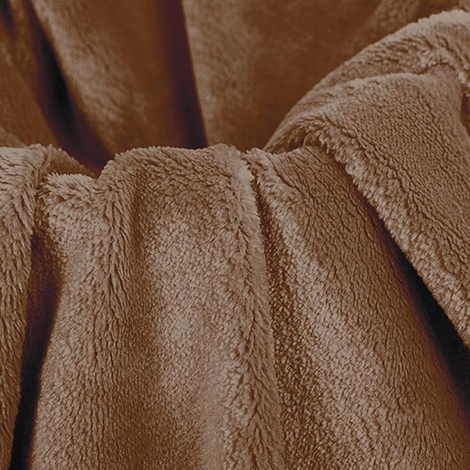 Big Huge Giant Bean Bag Chair for Adults, (No Filler) Bean Bag Chairs in Multiple Sizes and Colors Giant Foam-Filling Required- Machine Washable Covers, Double Stitched Seams (Khaki,7FT)