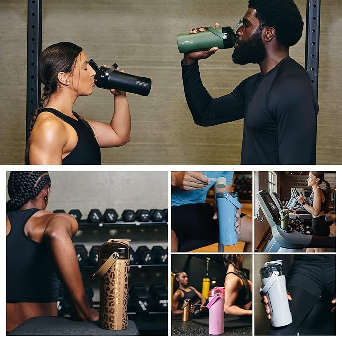 BrüMate MultiShaker Blender Shaker Bottle | 100% Leakproof Insulated Stainless Steel Shaker Bottle | Protein Shaker Bottle, and Pre Workout Bottle for the Gym | 26oz (Acai)