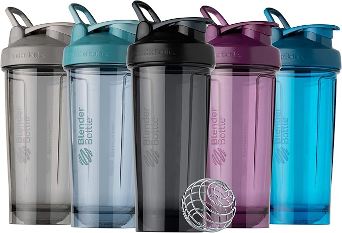 BlenderBottle Shaker Bottle Pro Series Perfect for Protein Shakes and Pre Workout, 28-Ounce, Smoke Grey