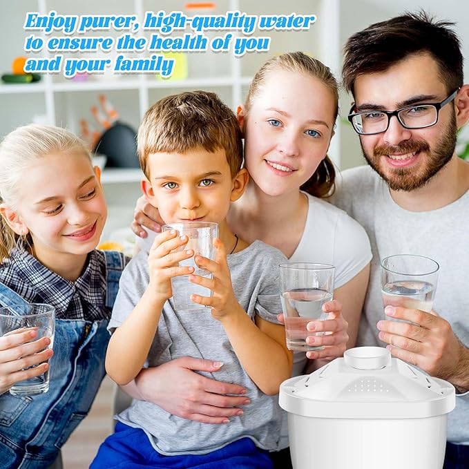 Alkaline Water Filter Replacement Alkaline Water Filter Cartridge Water Filters for Drinking Water Filter Kettle,improve Alkaline(4 Pcs)