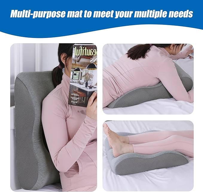 BALAPET Wedge Leg Pillow, Ergonomic Breathable Pressure Reducing Elevation Pillow for Post-Surgery, Post-Injury or Rest, Memory Foam Leg Pillow for Swelling, Pain,Circulation, Back Support Pillows