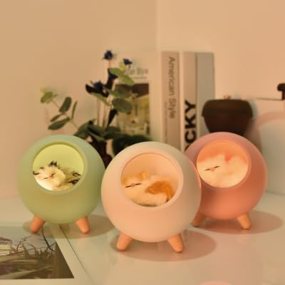 2024 New Small Pet House USB Cute Cartoon Creative Portable Charging Lamp Children Mini Desk LED Night Light