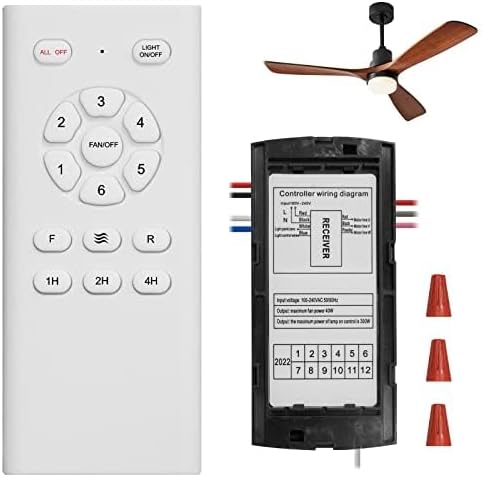 42 inch Ceiling Fan Remote Control Kit:3-in-1 Ceiling Fan Timing & Speed Remote for Ceiling Fan lamp