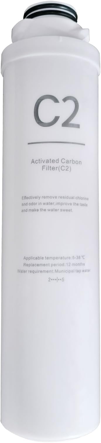 C2 Replacement Filter Compatible with UR02/UR03 Reverse Osmosis System，12 Months Lifetime, UR02/UR03　C2 Filter