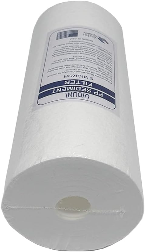 10" x 4.5" Whole House Sediment Water Filter Replacement，5 Micron，10 Inch Big Water Filter Polypropylene fibers Compatible ，W15-PR, DGD-5005, HD-950A，Pack of 1