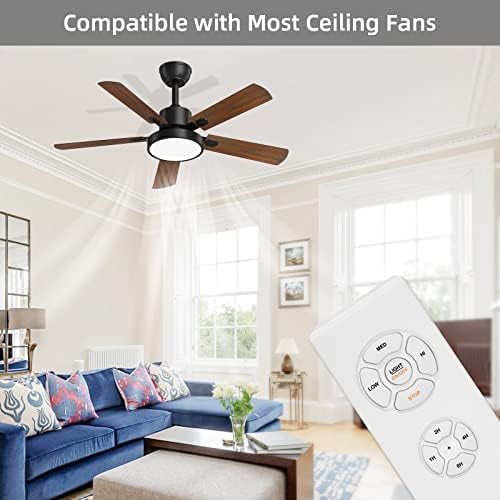 52 inch Ceiling Fan Remote Control Kit:3-in-1 Ceiling Fan Timing & Speed Remote for Ceiling Fan lamp