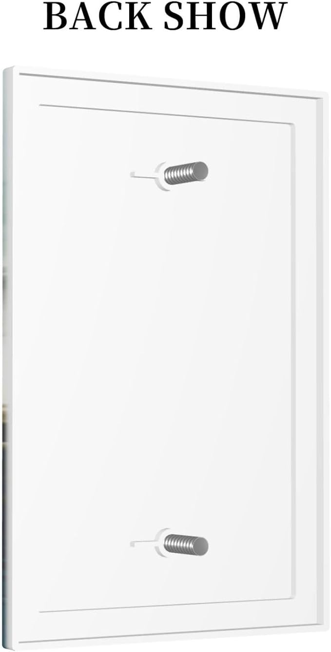 Boho Mountain Forest Abstract Sunset Sunrise Sun 1 Gang Light Switch Covers No Device Wall Plate Decorative Blank Switchplate Electrical Faceplate for Country Bathroom Bedroom Decor