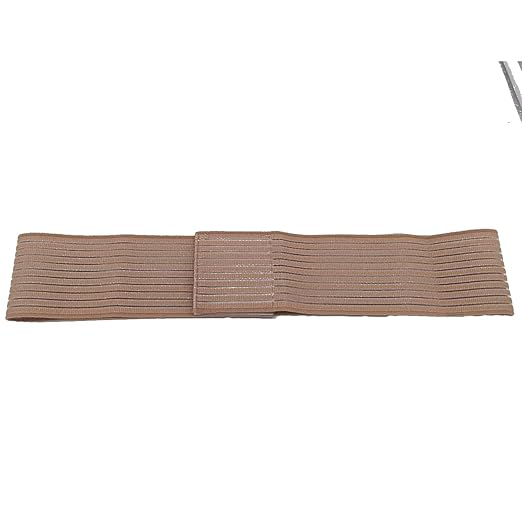 Breast Implant Band Fits Most Stabilizer Post Surgery Chest Compression Wrap For Women Augmentation Bra Reduction Pain and Injury Recovery Adjustable Sports Alternative for Running Exercise (Beige)