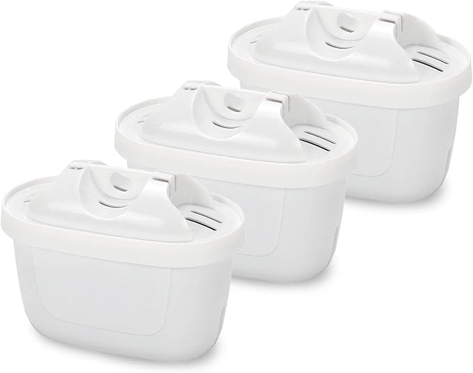 3-Pack Mavea Water Filter Replacement for MAVEA Pitcher 1001122, 1001495 LEVOIT Pitcher,Brita Mavea Maxtra, Maxtra+ and more brand of Water filter Pitcher
