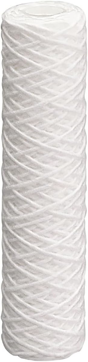 20 Micron 10 Inch x 2.5 Inch | 6-Pack String-Wound Polypropylene Whole House Sediment Cartridge | Compatible with OmniFilter RS3-DS, Hydronix SWC-25-1020 | Made in the USA, US Water Filters