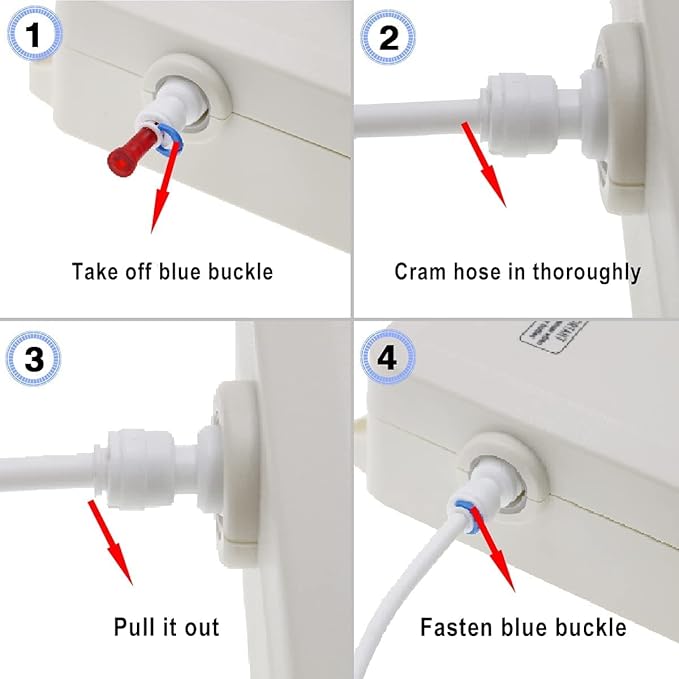 Bottle Water Dispenser Pump System Self-Priming 110V AC US Plug Drinking Water Pump Single Tube Food Grade Suitable for Coffee/Tea Maker, Water Dispenser, Refrigerator, Ice Maker