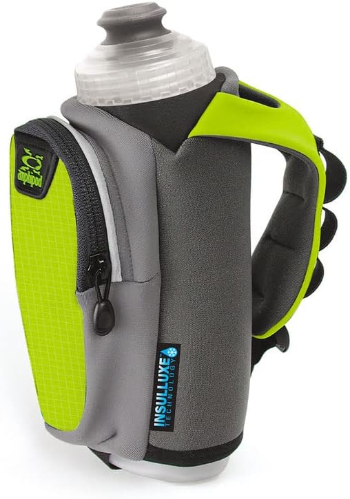 Amphipod Hydraform Ergo-Lite Ultra 20 oz. Handheld Water Bottle, BPA-Free Hydration/Fuel Bottle, Endurance Runners & Walking