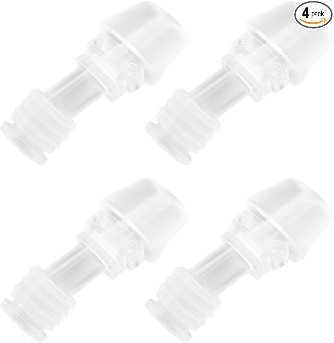 4pcs Water Bottle Bite Valve for Contigo, Water Bottle Mouthpiece Replacement Silicone Water Bottle Bite Valve Replacement Accessories for Contigo Water Bottle