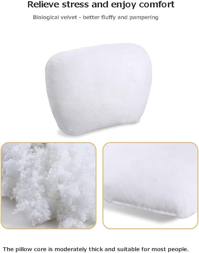 2Pcs Car Neck Pillows for headrests,for Travel Interior Accessories and Suede Support Head Pillows，Balance Neck Pillow Designed to Relieve Neck Pain and Muscle Tension.（Gray）