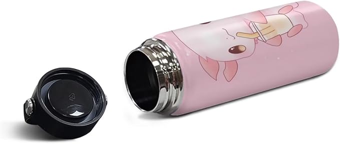 Axolotl Insulated Stainless Steel Water Bottle with Top Handle 20 Oz Vacuum Stainless Steel Sports Travel Water Bottle for Women Men