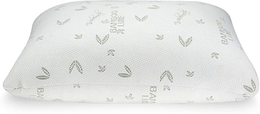 Bed Pillow for Sleeping | Cooling Shredded Memory Foam | Adjustable to Soft - Firm | Removable and Washable Cover | Pillow for Back Or Side Sleepers | Standard Pack of 2