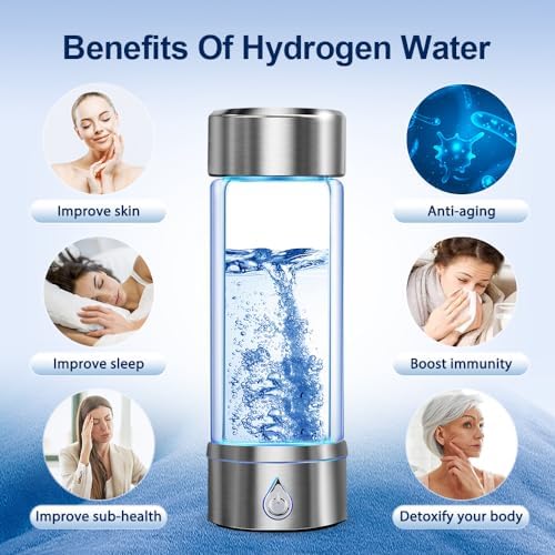 BAVAP Hydrogen Water Bottle is a 3-Purpose Hydrogen Water Generator Hydrogen-Oxygen Separation, which generates Over 2000 ppb of