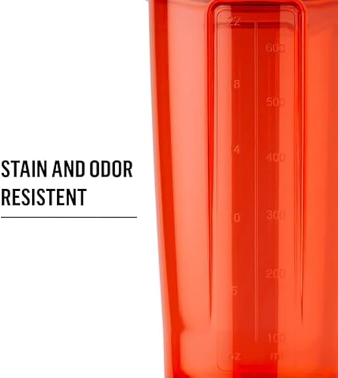 BlenderBottle Classic V2 Shaker Bottle Perfect for Protein Shakes and Pre Workout, 28-Ounce, White