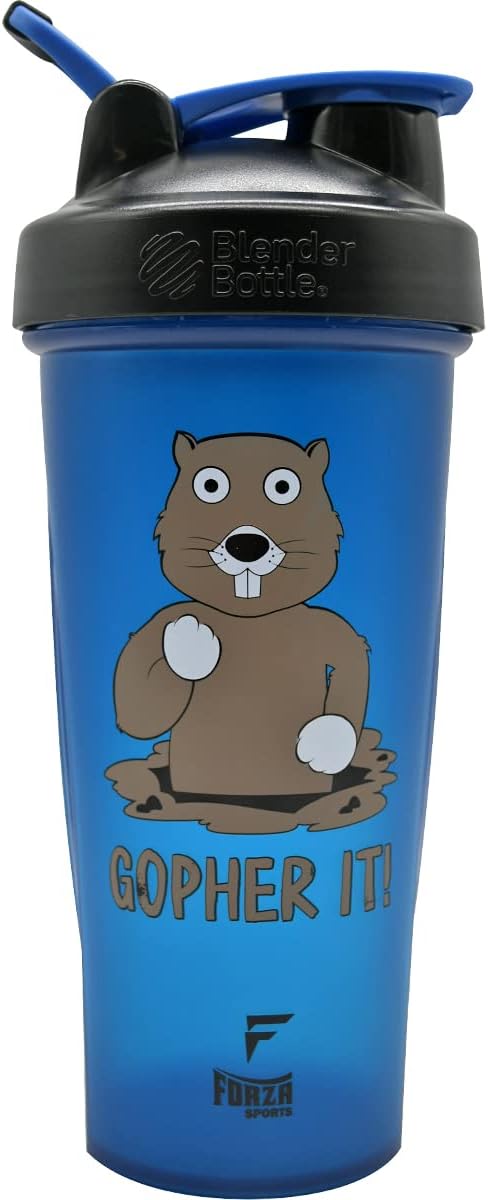 Blender Bottle x Forza Sports Classic 28 oz. Shaker Mixer Cup with Loop Top (Gopher It!)