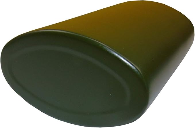 Aluminum Flat Military Canteen Water Bottle - for Travel Camping Hiking Outdoor Recreation with Hook Portable BPA Free 18oz Green