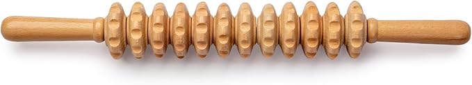 Beech Wood Body Massage Roller - Anti Cellulite Therapy Tools for Body Shaping
