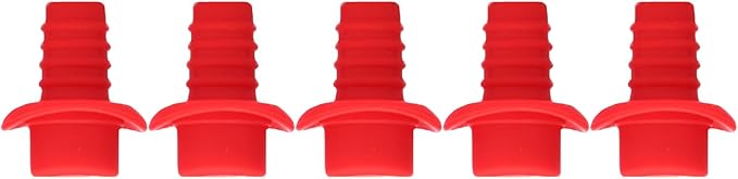 5PCS Fat Separator,Silicone Gravy Fat Separator Stopper Replacement for OXO,Leakproof Wine Toppers Keep Wine Fresh for Up to a Week with Airtight Seal