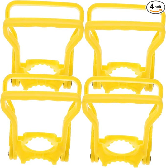 4pcs Gallon Bottle Carrier Drinking Water Bottle Handle Water Bottle Lift Handles Gallon Water Bottle Caps Bottle Carrier Lifter 5 Gallon Water Jug Holder Bucket Blue Bottle Abs