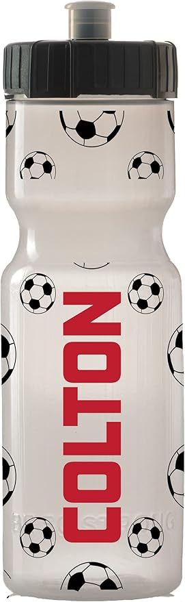 50 Strong Kids Water Bottle | 22 oz. BPA- Free Sports Squeeze Water Bottles with Pull Top Cap |Perfect Water Bottle for School | Reusable & Durable for Boys & Girls | Made in USA