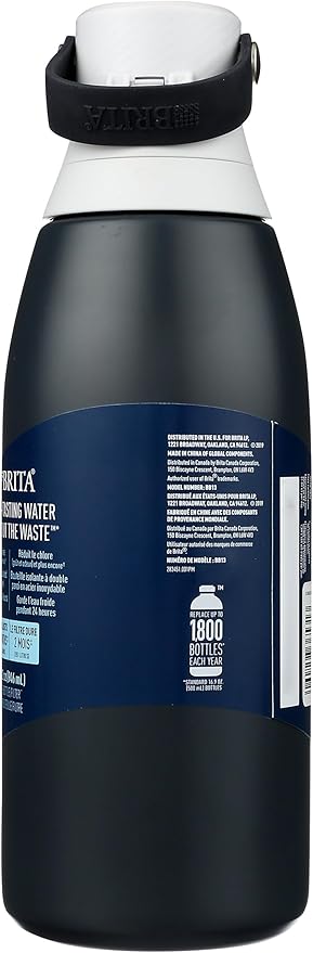 BRITA Stainless Steel Water Bottle with Filter Carbon 32oz, 1 EA