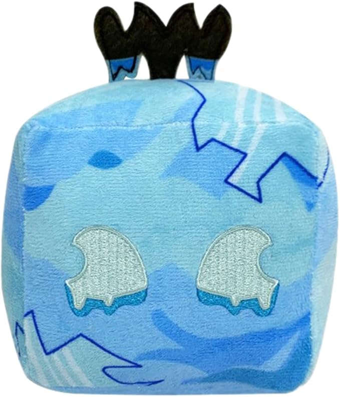 Blox Plush Toy Fruits Plush Toy Stuffed Toys Video Game Pillow for Kids Birthday Xmas Gift (Ice)