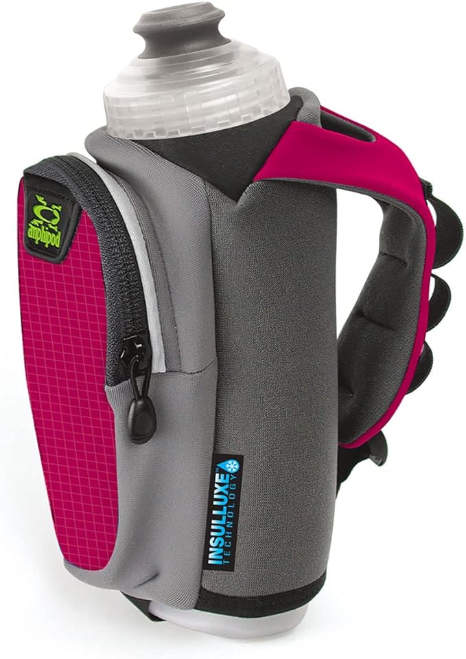 Amphipod Hydraform Ergo-Lite Ultra 20 oz. Handheld Water Bottle, BPA-Free Hydration/Fuel Bottle, Endurance Runners & Walking