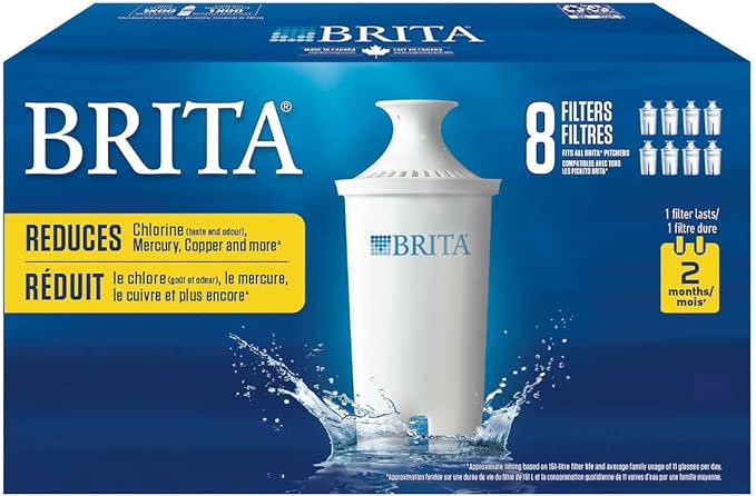 BRITA Replacement Filters Pack of 8