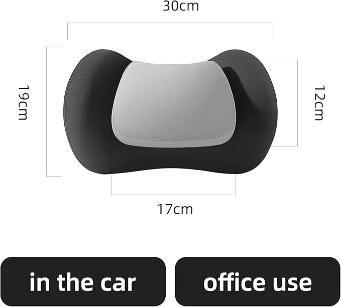 BABUR Car Headrest Pillow for Driving - Travel Neck Pillow Memory Foam for Neck Pain Relief