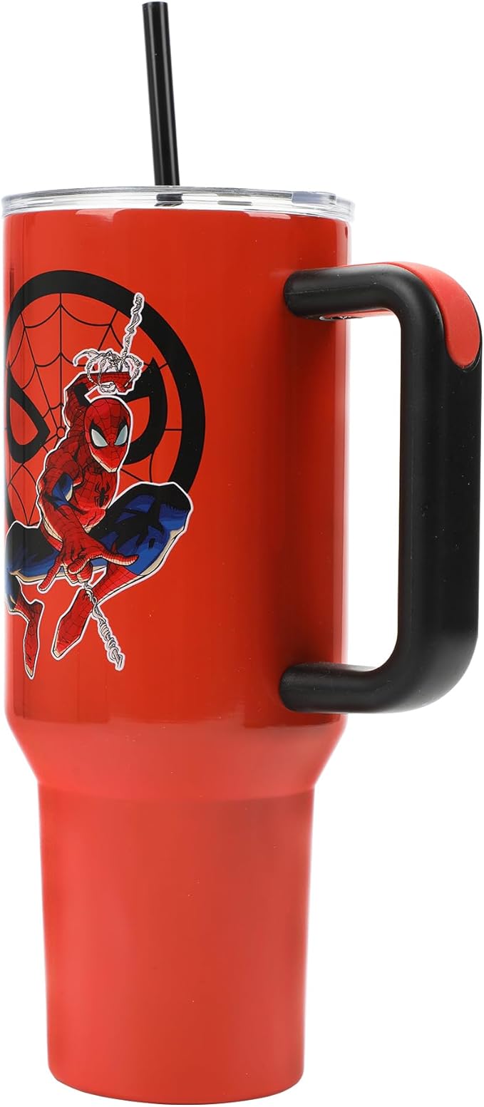 Bioworld Spider-Man 40 Oz Red Stainless Steel Tumbler