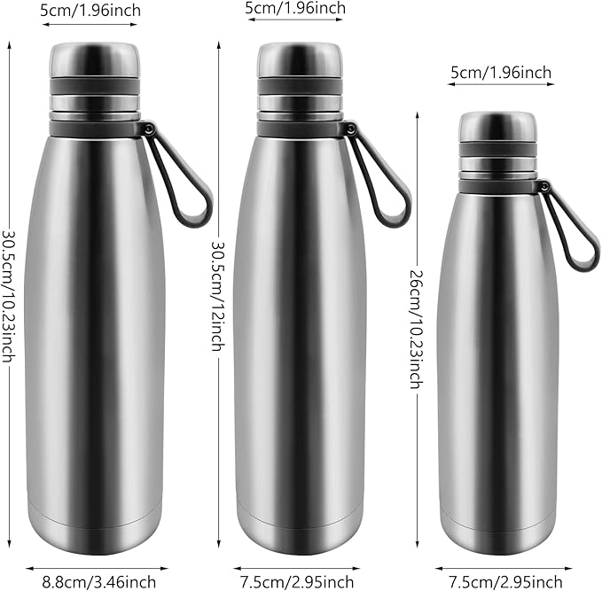 22oz Thermos for Hot and Cold Drinks, Coffee Thermos Water Bottle, Wide Mouth Thermal Cups- Leakproof Stainless Steel Insulated Thermos - Commute, Travel, and Picnic Friendly